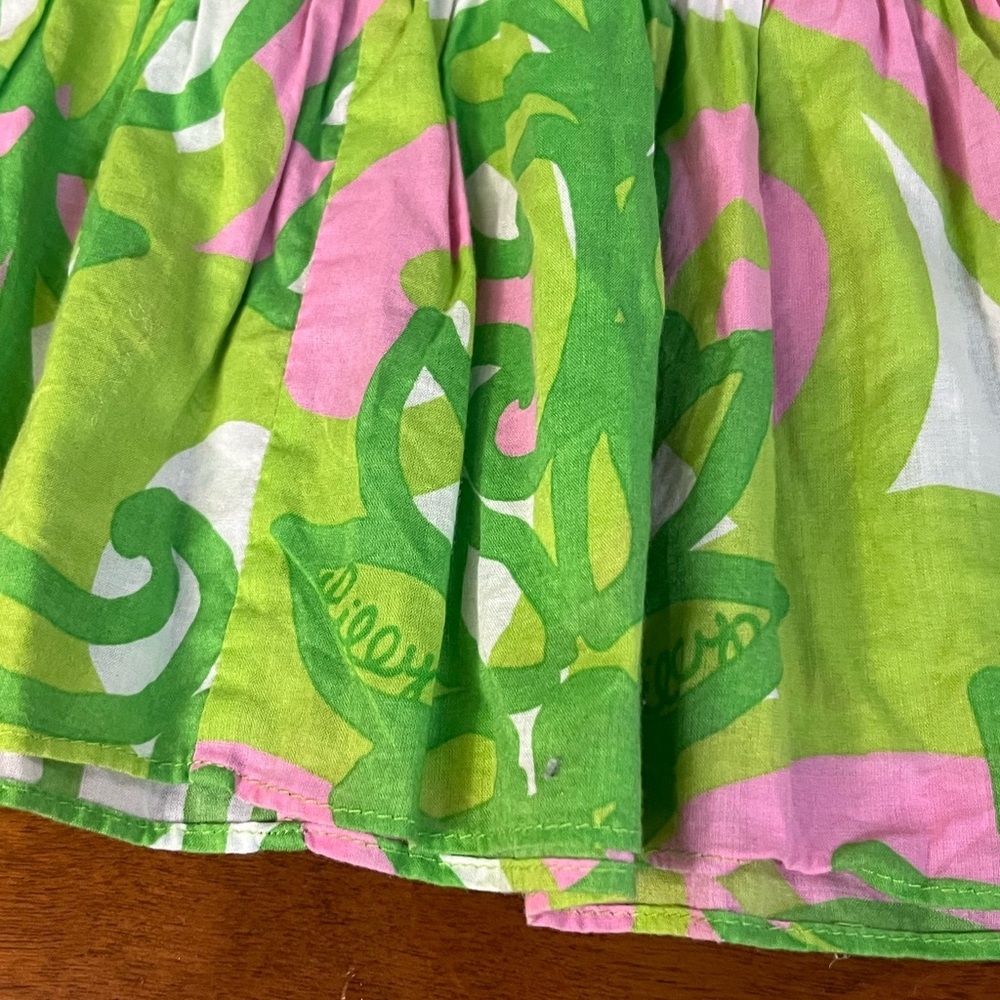 Lilly Pulitzer Vibrant Green and Pink Women's Skirt - Picture 5 of 9